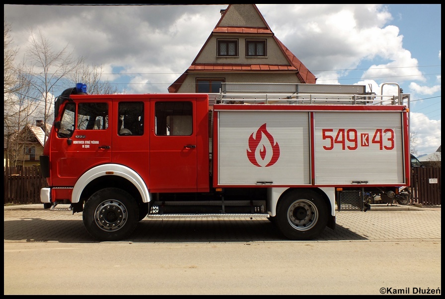 549[K]43 - GBA 2,5/16 Mercedes Benz 1222/ Schlingmann - OSP ZÄ…b