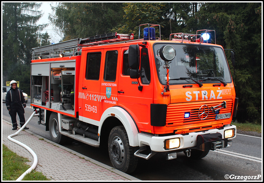 539[K]69 - GBA 1,2/16 Mercedes Benz 1222/GFT - OSP MakÃ³w PodhalaÅ„ski