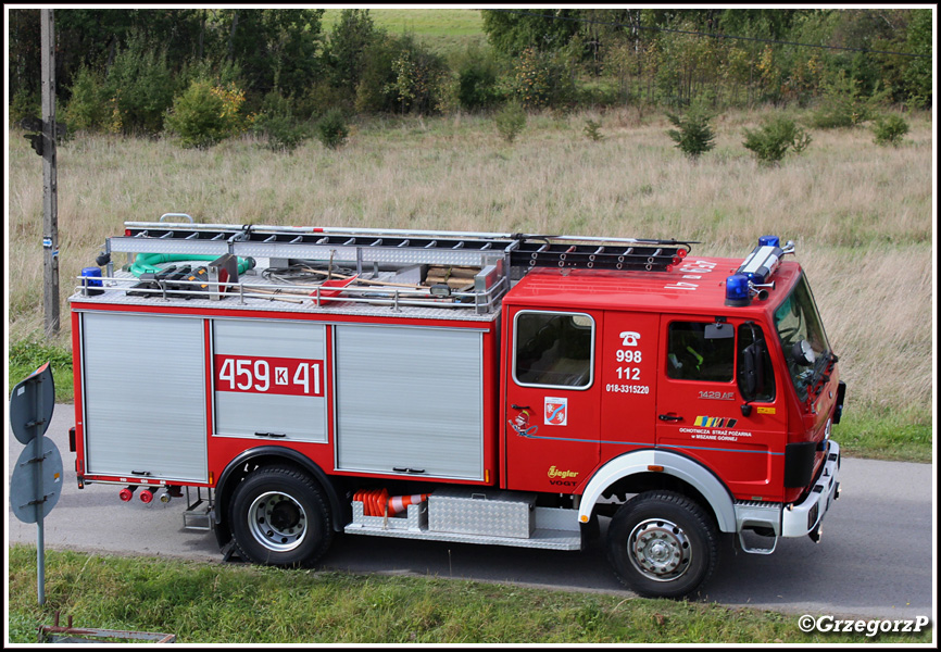 459[K]41 - GBA 2,5/16 Mercedes Benz 1428/Ziegler - OSP Mszana GÃ³rna