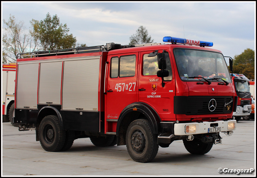 457[K]27 - GBA 2,5/16 Mercedes Benz 1226/BrÃ¤ndle - OSP SÅ‚opnice GÃ³rne*