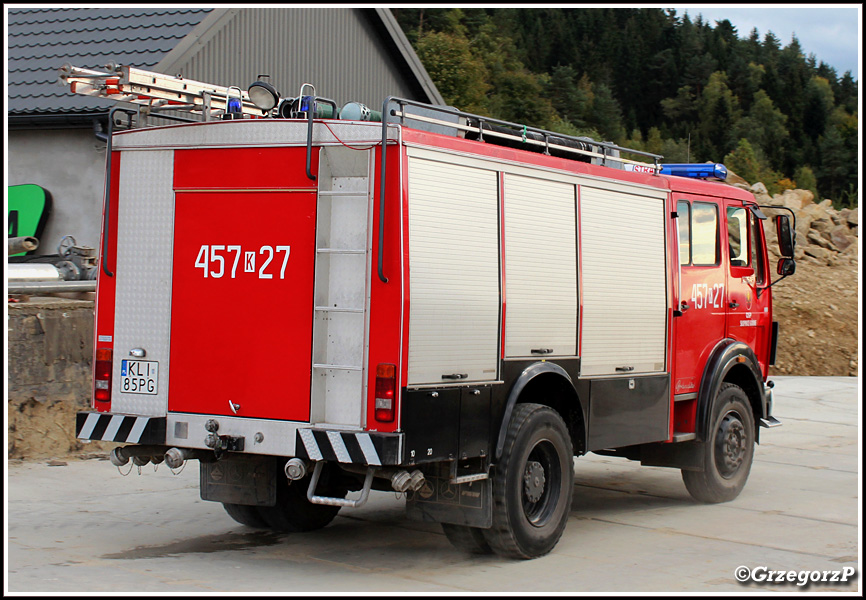 457[K]27 - GBA 2,5/16 Mercedes Benz 1226/BrÃ¤ndle - OSP SÅ‚opnice GÃ³rne*