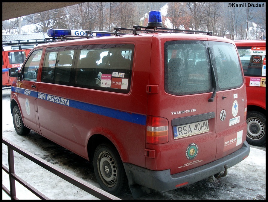 Volkswagen Transporter T5 TDI - Grupa Bieszczadzka GOPR