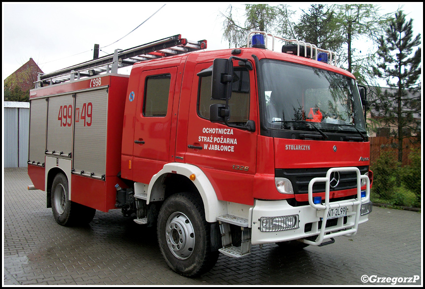 499[K]49 - GBAM 2,5/20+12 Mercedes Benz Atego 1326/Stolarczyk - OSP JabÅ‚onka*