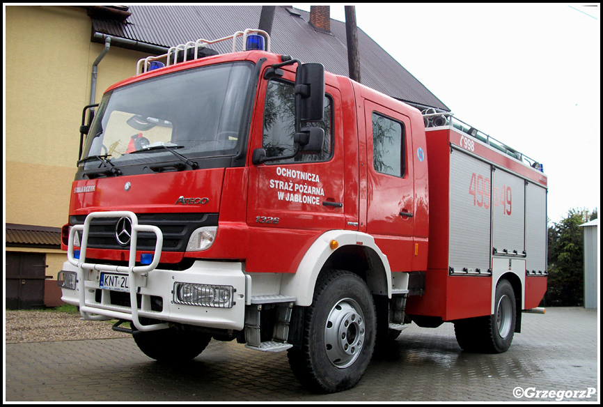499[K]49 - GBAM 2,5/20+12 Mercedes Benz Atego 1326/Stolarczyk - OSP JabÅ‚onka*