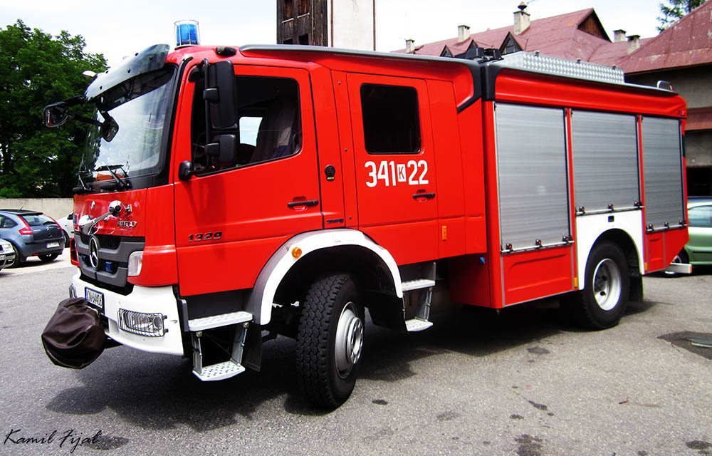 341[K]22 - GBA 2,5/24 Mercedes Benz Atego 1329/Moto Truck - JRG 1 Nowy Sącz