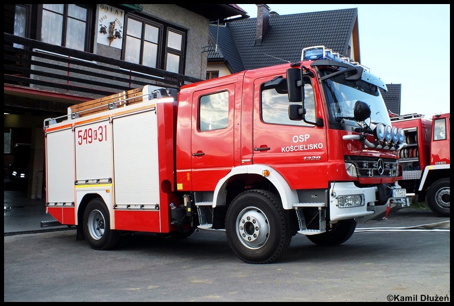 549[K]31 - GBA 2,5/24 Mercedes Benz Atego 1329 AF/ PS SzczÄ™Å›niak - OSP KoÅ›cielisko*