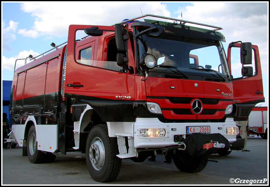 GBAM 2/16+16 Mercedes Benz Atego 1629/KZWM Ogniochron - Pojazd demonstracyjny