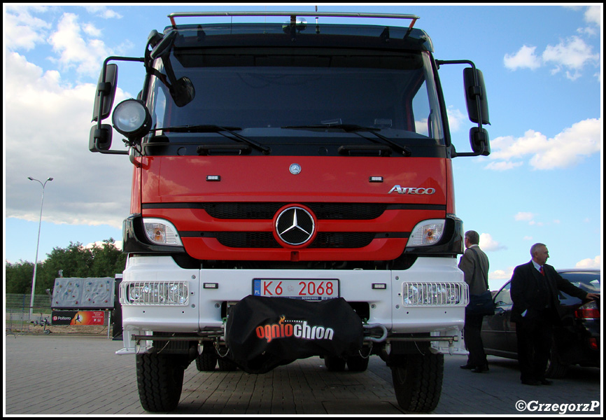 GBAM 2/16+16 Mercedes Benz Atego 1629/KZWM Ogniochron - Pojazd demonstracyjny