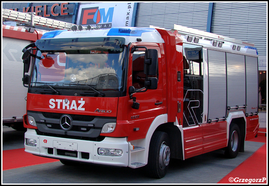 GBA Mercedes Benz Atego 1329/Rosenbauer - Pojazd demonstracyjny