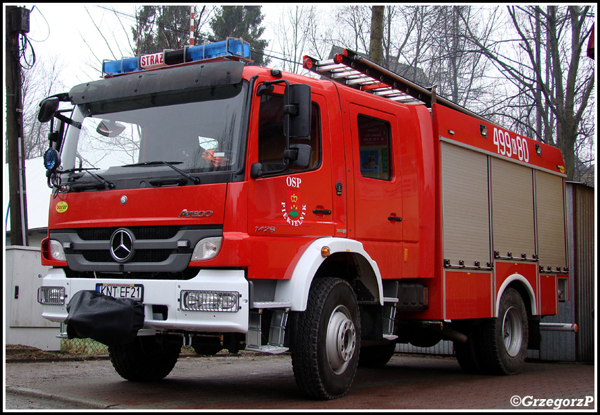 499[K]80 - GBA 2,5/24 Mercedes Benz Atego 1429/Bocar - OSP Piekielnik