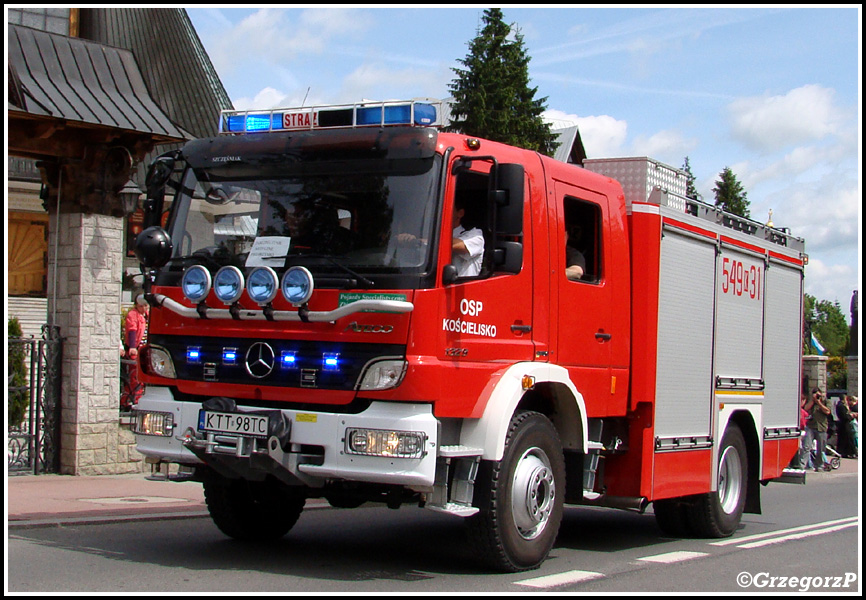 549[K]31 - GBA 2,5/24 Mercedes Benz Atego 1329 AF/SzczÄ™Å›niak - OSP KoÅ›cielisko*