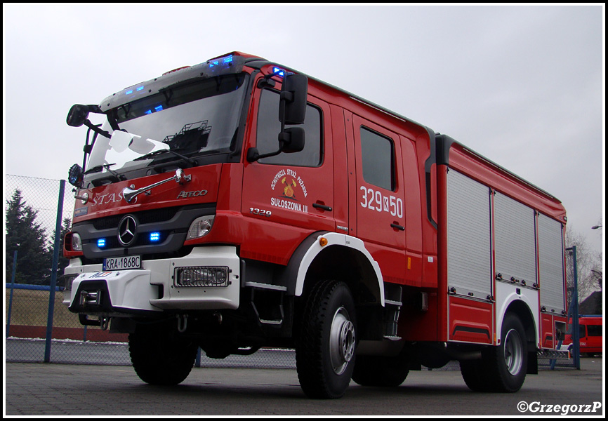 329[K]50 - GBA 2,5/26 Mercedes Benz Atego 1329/Moto Truck - OSP Sułoszowa III