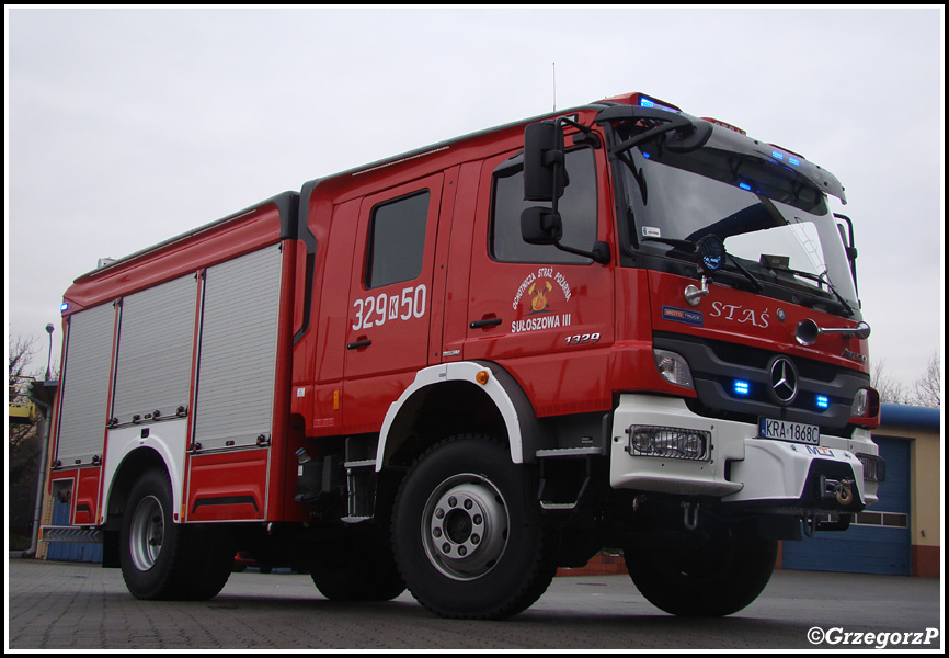 329[K]50 - GBA 2,5/26 Mercedes Benz Atego 1329/Moto Truck - OSP SuÅ‚oszowa III