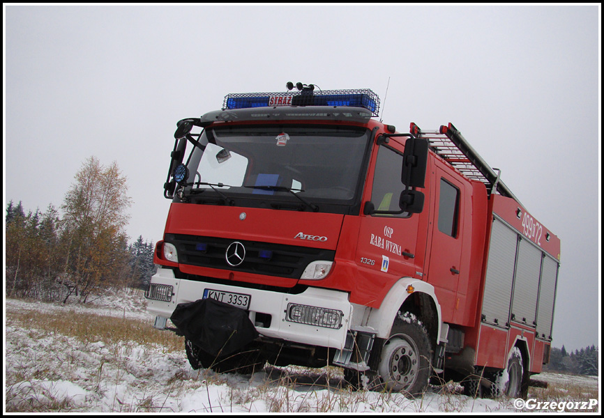 499[K]72 - GBA 2,5/24 Mercedes Benz Atego 1326/Bocar - OSP Raba WyÅ¼na