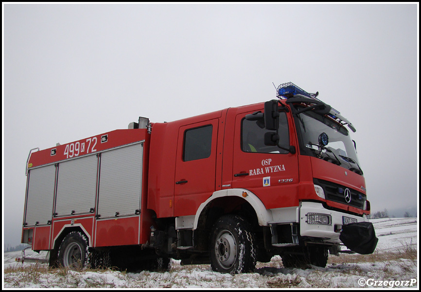 499[K]72 - GBA 2,5/24 Mercedes Benz Atego 1326/Bocar - OSP Raba Wyżna