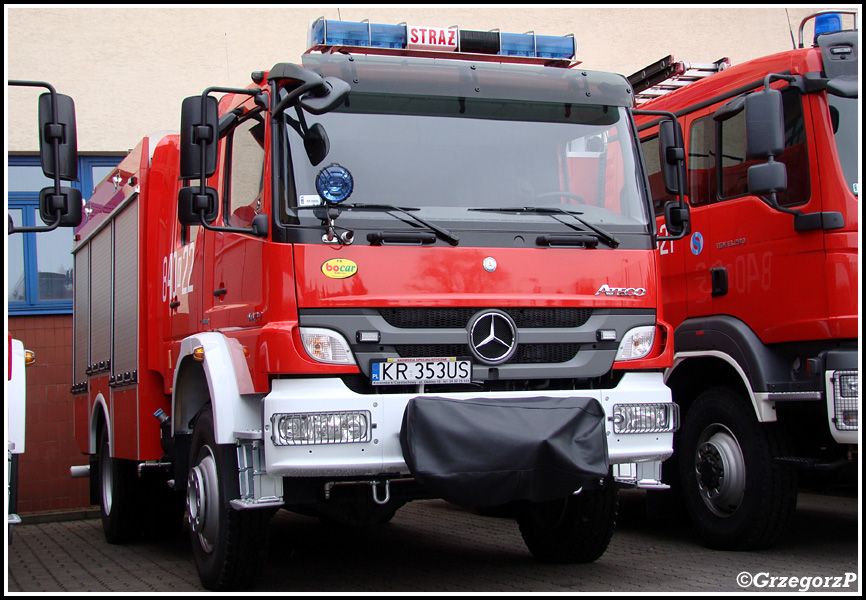 840[K]22 - GBA 2,5/24 Mercedes Benz Atego 1429/Bocar - WOSz PSP KrakÃ³w