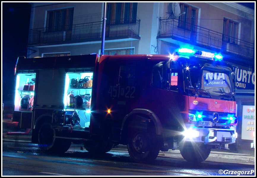 451[K]22 - GBA 2,5/24 Mercedes Benz Atego 1329/Bocar - JRG Limanowa*
