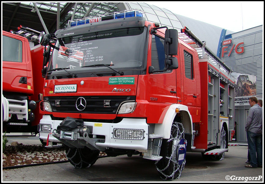 GBA 2,5/27 Mercedes Benz Atego 1329/SzczÄ™Å›niak - Pojazd demonstracyjny