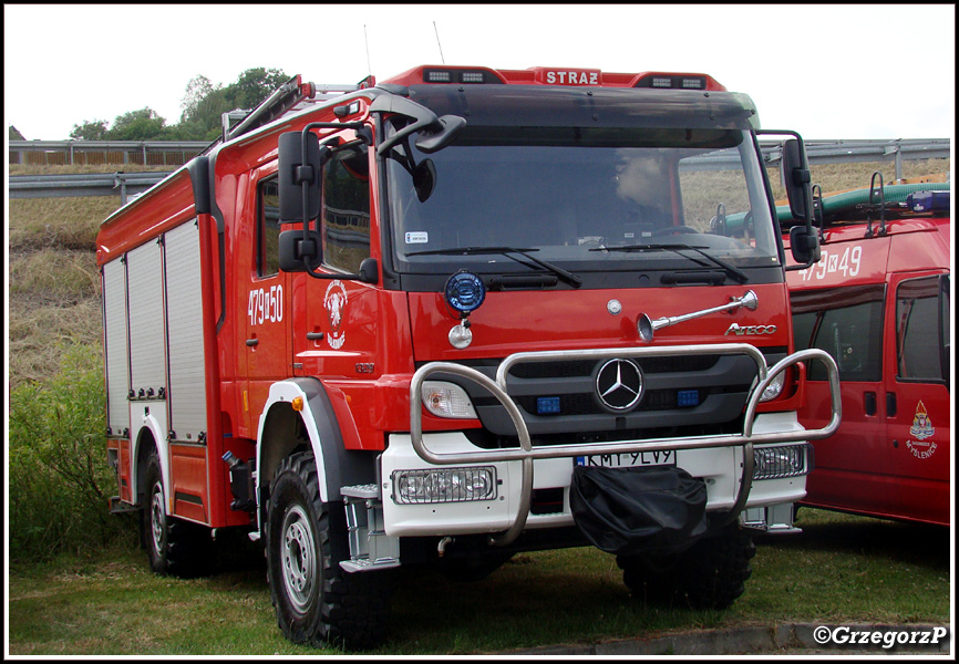 479[K]50 - GBA 2,5/26 Mercedes Benz Atego 1329/Moto Truck - OSP SuÅ‚kowice