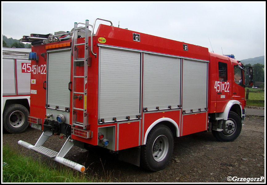 451[K]22 - GBA 2,5/24 Mercedes Benz Atego 1329/Bocar - JRG Limanowa*