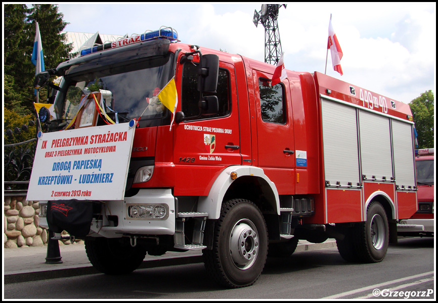 449[M]40 - GBA 2,5/24 Mercedes Benz Atego 1429/Bocar - OSP SkuÅ‚y