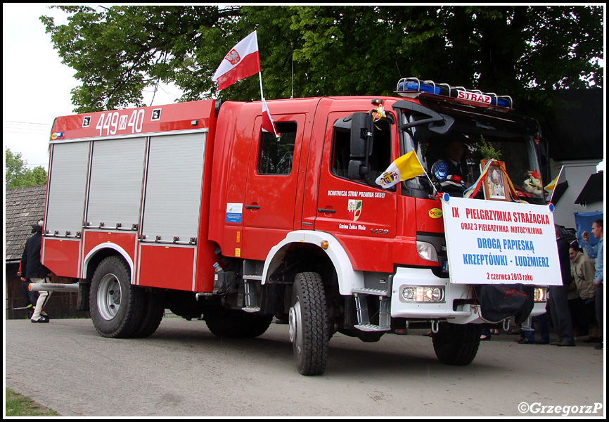 449[M]40 - GBA 2,5/24 Mercedes Benz Atego 1429/Bocar - OSP SkuÅ‚y