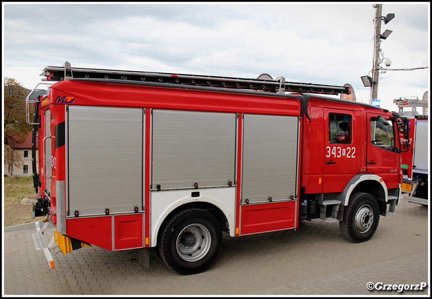 343[K]22 - GBA 2,5/24 Mercedes Benz Atego 1329/Moto Truck - JRG Krynica ZdrÃ³j