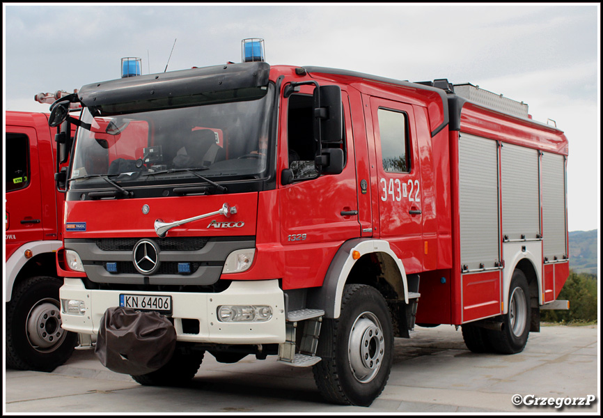 343[K]22 - GBA 2,5/24 Mercedes Benz Atego 1329/Moto Truck - JRG Krynica ZdrÃ³j