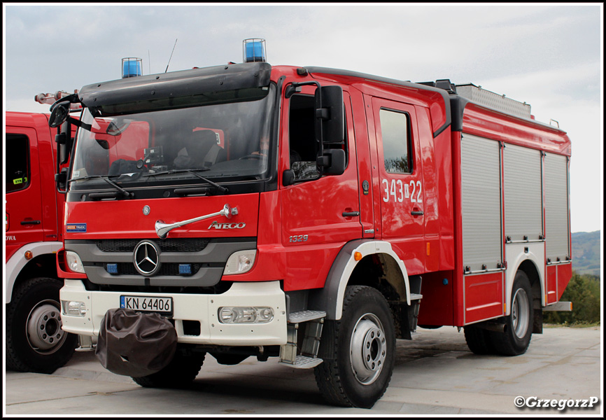 343[K]22 - GBA 2,5/24 Mercedes Benz Atego 1329/Moto Truck - JRG Krynica Zdrój