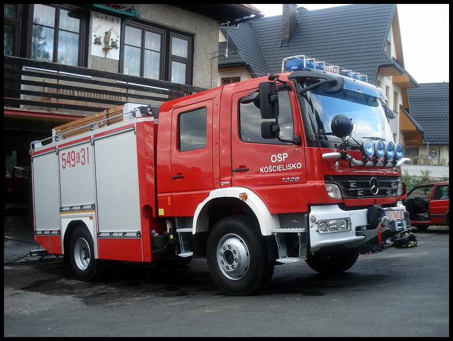 549[K]31 - GBA 2,5/24 Mercedes Benz Atego 1329 AF/Szczęśniak - OSP Kościelisko*