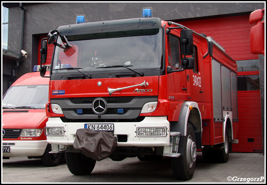 341[K]22 - GBA 2,5/24 Mercedes Benz Atego 1329/Moto Truck - JRG 1 Nowy SÄ…cz