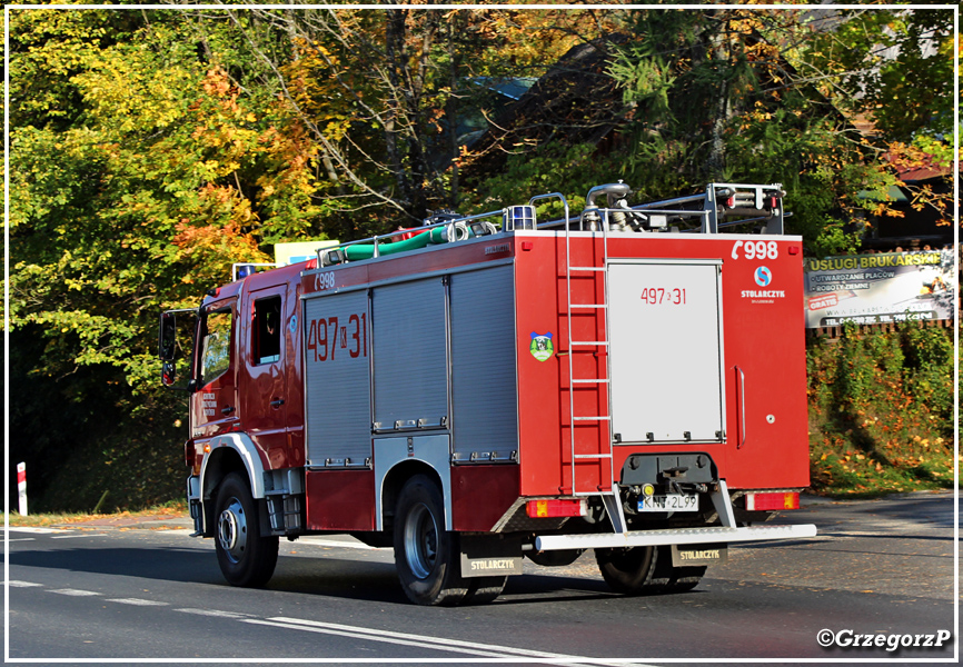 497[K]31 - GBA 2,5/20 Mercedes Benz Atego 1326/Stolarczyk - OSP Chyżne