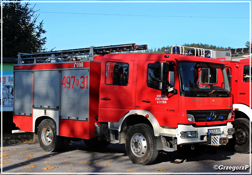 497[K]31 - GBA 2,5/20 Mercedes Benz Atego 1326/Stolarczyk - OSP Chyżne