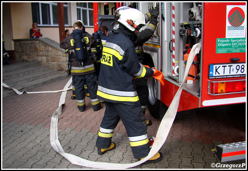 4.10.2012 - Kościelisko, Zespoł Szkół - Manewry gminne