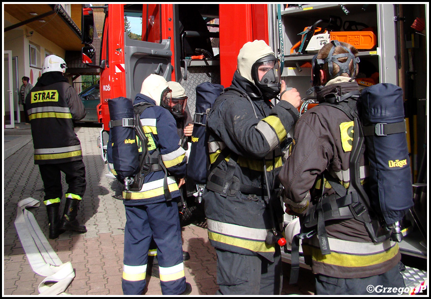 4.10.2012 - Kościelisko, Zespoł Szkół - Manewry gminne