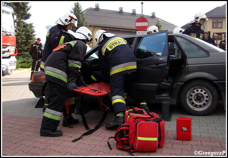 14.10.2012 - Raba WyÅ¼na, remiza - Manewry KSRG