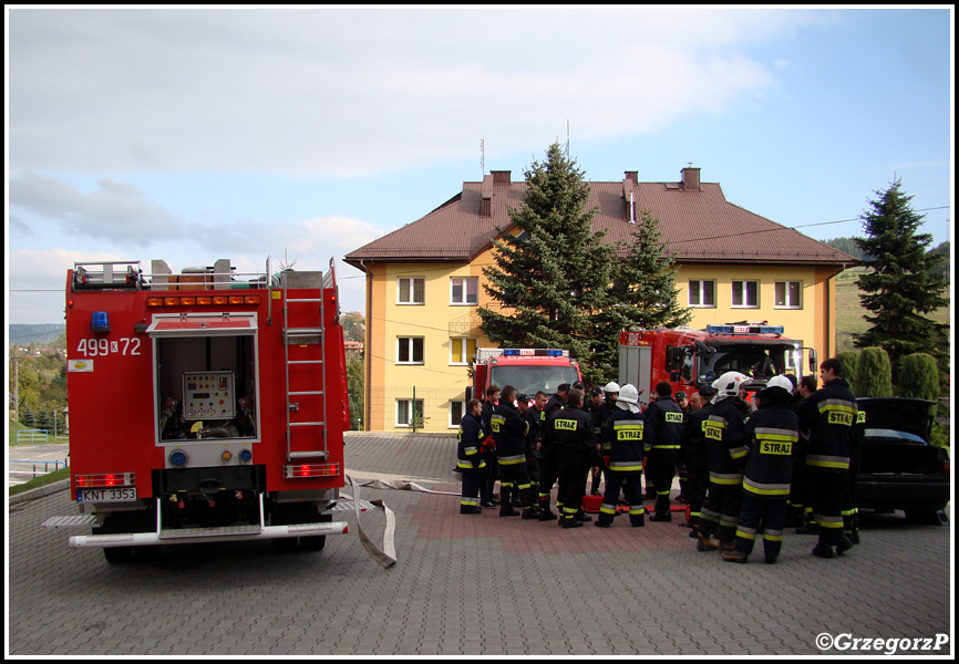 14.10.2012 - Raba WyÅ¼na, remiza - Manewry KSRG