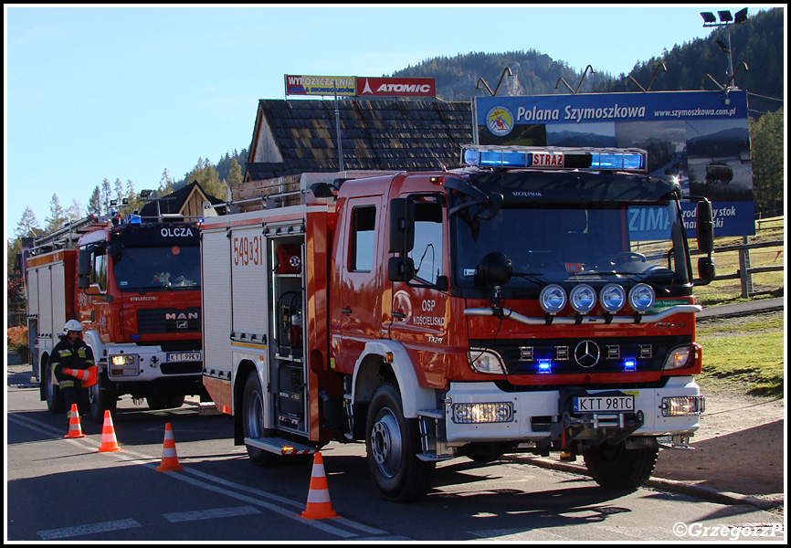 19.10.2012 - Zakopane, ul. BronisÅ‚awa Czecha - Manewry KSRG powiatu tatrzaÅ„skiego