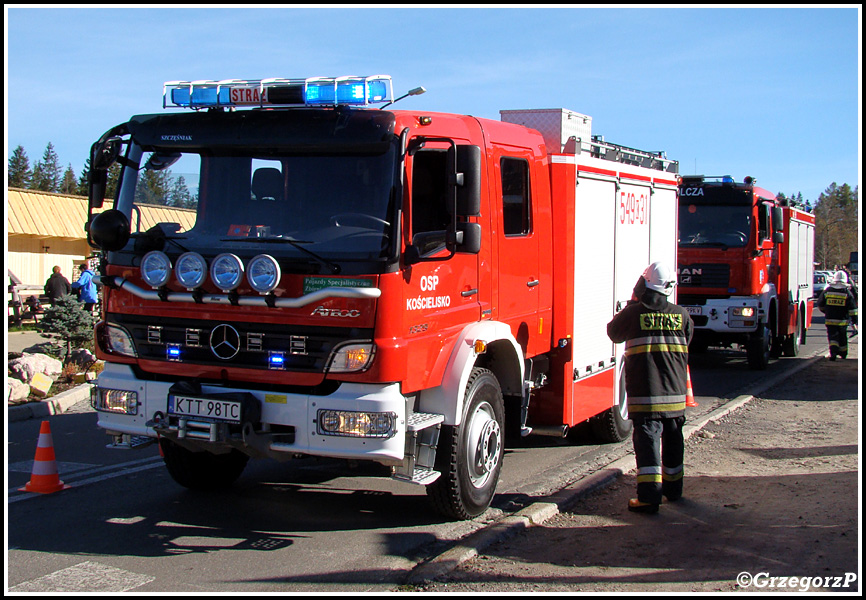 19.10.2012 - Zakopane, ul. BronisÅ‚awa Czecha - Manewry KSRG powiatu tatrzaÅ„skiego
