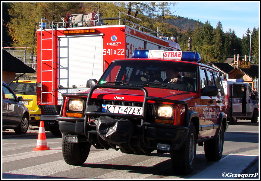 19.10.2012 - Zakopane, ul. Bronisława Czecha - Manewry KSRG powiatu tatrzańskiego