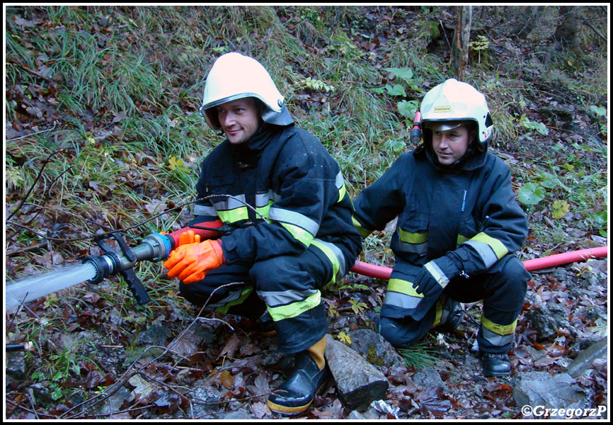 19.10.2012 - Zakopane, ul. BronisÅ‚awa Czecha - Manewry KSRG powiatu tatrzaÅ„skiego
