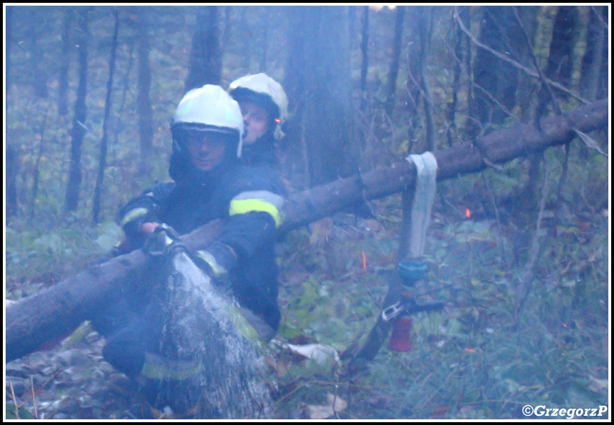 19.10.2012 - Zakopane, ul. Bronisława Czecha - Manewry KSRG powiatu tatrzańskiego