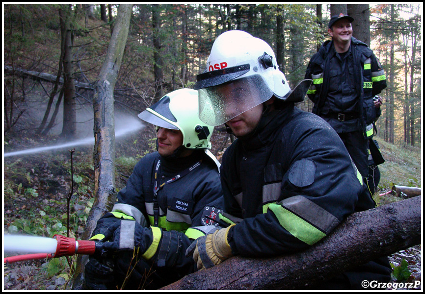 19.10.2012 - Zakopane, ul. BronisÅ‚awa Czecha - Manewry KSRG powiatu tatrzaÅ„skiego