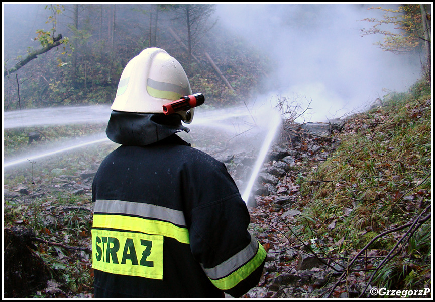 19.10.2012 - Zakopane, ul. BronisÅ‚awa Czecha - Manewry KSRG powiatu tatrzaÅ„skiego