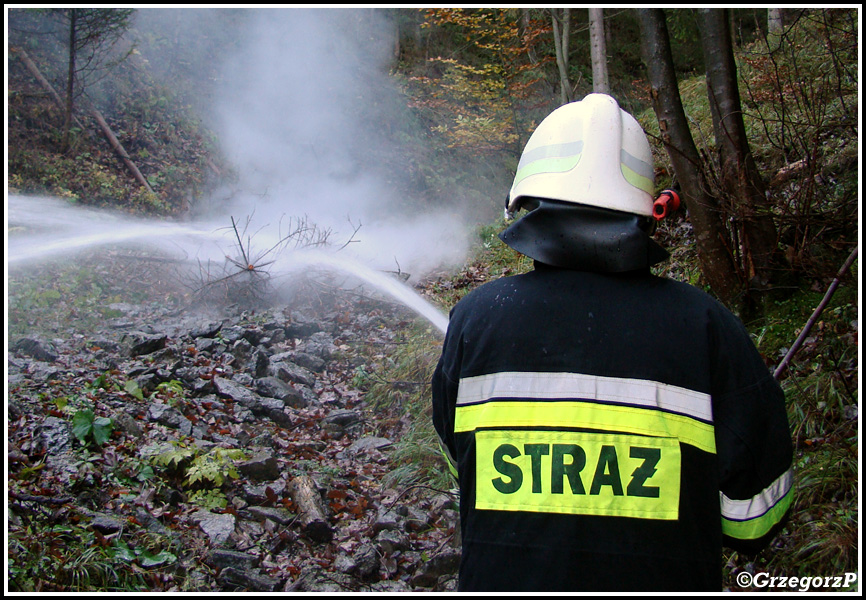 19.10.2012 - Zakopane, ul. BronisÅ‚awa Czecha - Manewry KSRG powiatu tatrzaÅ„skiego