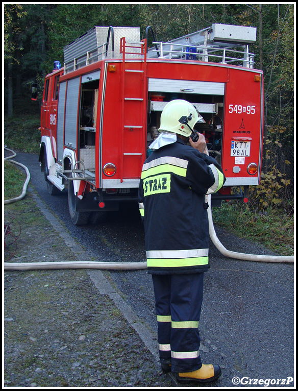 19.10.2012 - Zakopane, ul. Bronisława Czecha - Manewry KSRG powiatu tatrzańskiego