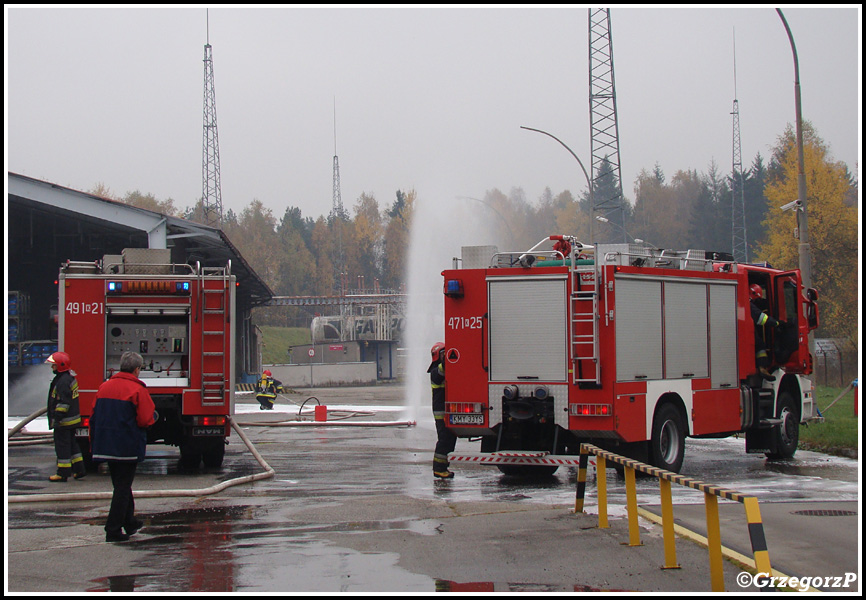 23.10.2012 - Nowy Targ, ul. SkÅ‚adowa - WojewÃ³dzkie manewry w zakÅ‚adzie GASPOL
