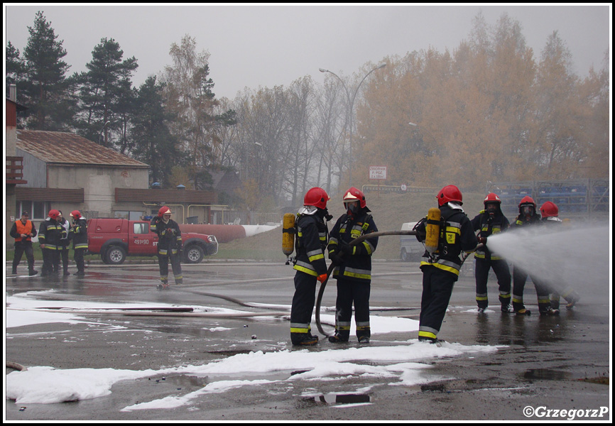 23.10.2012 - Nowy Targ, ul. SkÅ‚adowa - WojewÃ³dzkie manewry w zakÅ‚adzie GASPOL