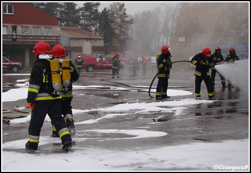 23.10.2012 - Nowy Targ, ul. SkÅ‚adowa - WojewÃ³dzkie manewry w zakÅ‚adzie GASPOL