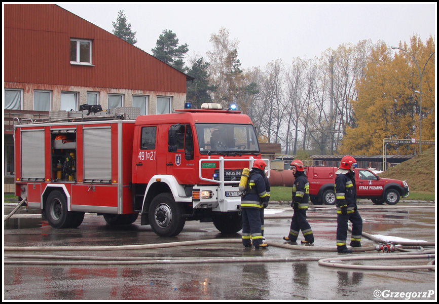 23.10.2012 - Nowy Targ, ul. Składowa - Wojewódzkie manewry w zakładzie GASPOL